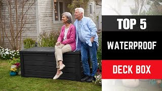 ✅ Top 5 Best Waterproof Deck Box | Best Waterproof Deck Box