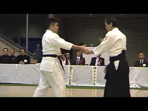 Takeno Sensei performs at the 51st All Japan Enbu – Aikido, Japan.