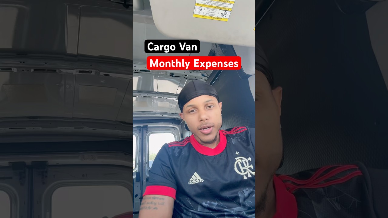 Cargo Van Monthly Expenses #cargovan #logistics #owneroperator #expenses #courier #vanlife #trucker
