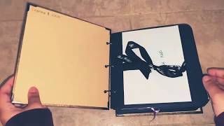 diy anniversary scrapbook gift for boyfriend