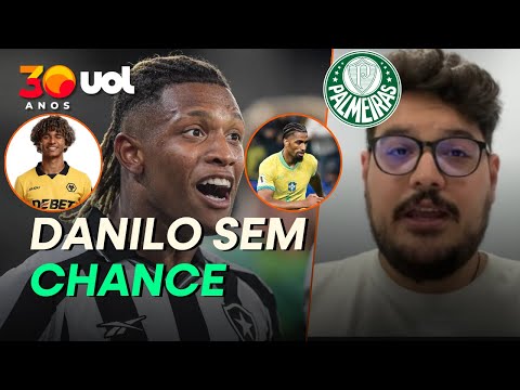 Botafogo sends letter to Palmeiras warning that they will not sell Danilo; Pedro Lima and Alexsan...