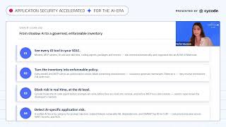 Shift to AI Demo Webinar: How to embed security into AI development from prompt to runtime