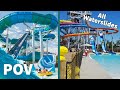Knott's Soak City Waterpark All Slides (HD POV ...