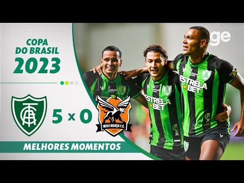 Gols e lances de América-MG x Nova Iguaçú