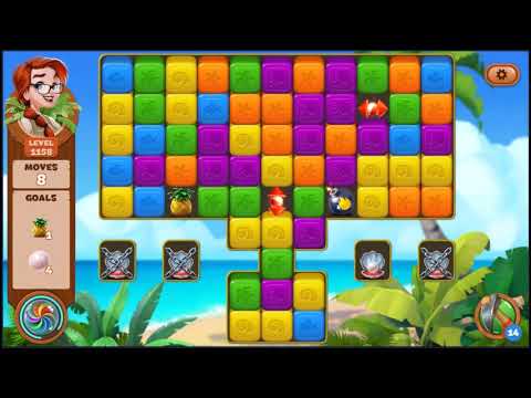 Lost Island Blast Adventure Level 1158 - NO BOOSTERS 🏝️ | SKILLGAMING ✔️