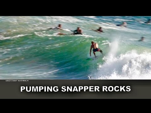 A Cyclone Swell! Absolutely Pumping Snapper Rocks! All Star Cast!