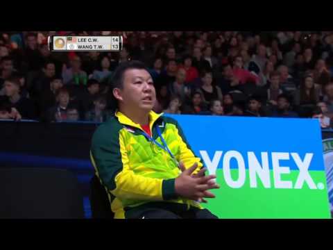 Yonex All England Open 2017 | Badminton R16 | Lee Chong Wei vs Tzu Wei Wang [HD]