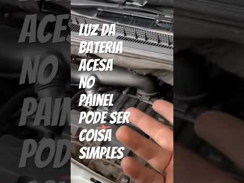 Luz da bateria acesa no painel, pode ser coisa simples.✌???#shorts