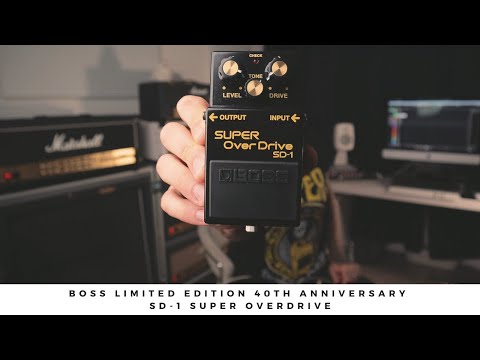 Boss SD-1-4A 40th Anniversary Super Overdrive 2021 - Black / Yellow image 4