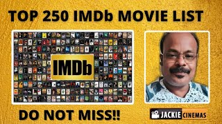 Top 250 IMDb Movie List | IMDb சிறந்த 250 திரைப்படங்கள் | Jackie Sekar | Jackie Cinemas