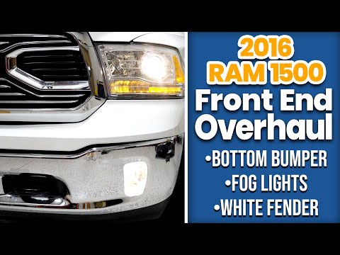 Episode 19: 2016 RAM 1500 - Bottom Bumper, Fog Lights & White Fender - the Build by Infotainment.com