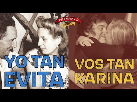Contraste en la Argentina de Milei: nosotros tan Evita, ellos tan Karina.