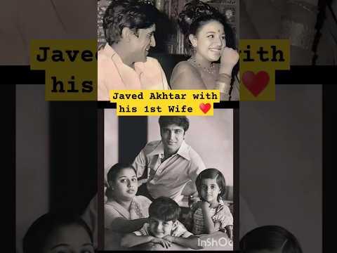 Javed Akhtar with his 1st wife Honey Irani and Children ♥️ #youtubeshorts #bollywood #viralvideo