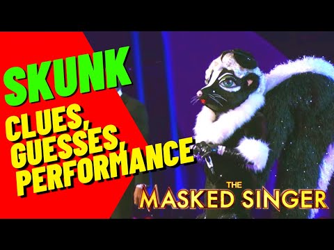 Skunk Performance, Clues and Guesses - Masked Singer - Episode 2