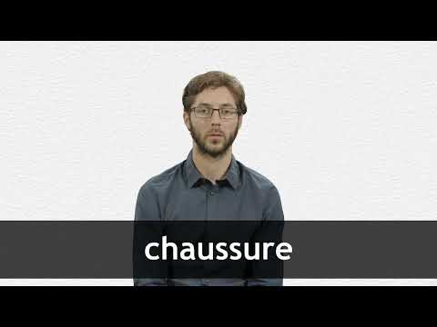 Translate CHAUSSURE from French into English