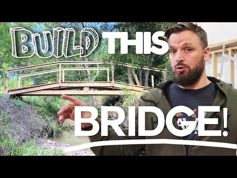 DIY Bridge Over Creek - Step-by-Step Construction Guide