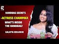 Actress Champika Handbag Secrets Revealed By VJ Ashiq | What's Inside The Handbag?
