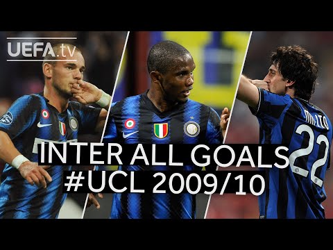 ⚫🔵 SNEIJDER, ETO'O, MILITO | All 2009/10 INTER #UCL Goals!