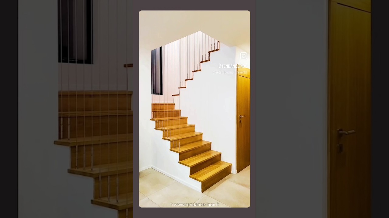 Garde-corps inox en câble tendu vertical