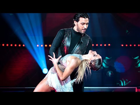 Lizardo Ponce y Josefina Oriozabala cerraron la ronda de Samba de ballroom