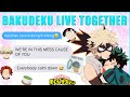 BakuDeku ARGUE Cause They LIVE TOGETHER Now BNHA Texts MHA Chat