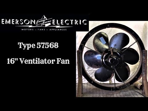 Antique emerson 16 inch ventilator exhaust fan