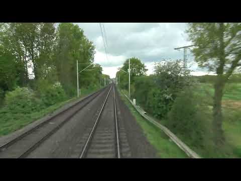 Train cab ride; Emmerich am Rhein-Arnhem Goederen (20240428)