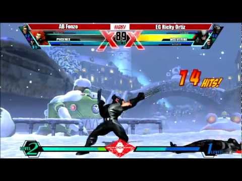 ARK V - Ultimate Marvel vs. Capcom 3 - Top 8 Losers - AB Fonzo vs. EG Ricky Ortiz