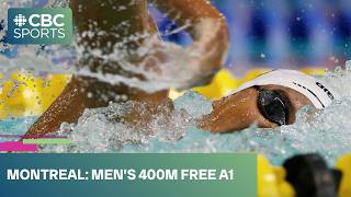 Men's 400m freestyle featuring Lorne Wigginton and more at 2026 Bell Canadian Swimming Trials