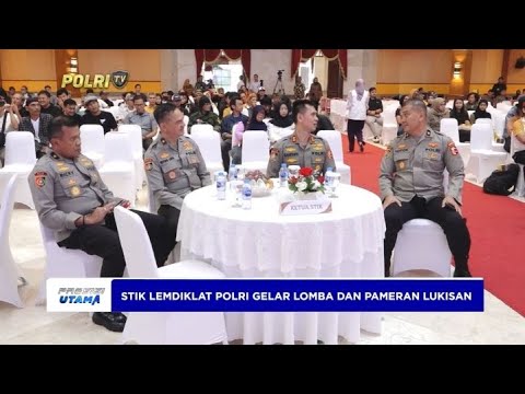 STIK LEMDIKLAT POLRI GELAR LOMBA DAN PAMERAN LUKISAN