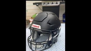 How to paint your speed flex Football helmet "tutorial"