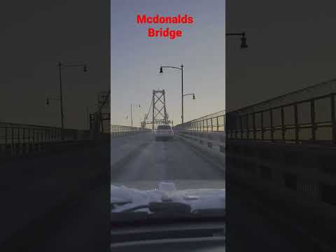 Mcdonalds Bridge Halifax & Dartmouth #halifax #canada #shortstamil