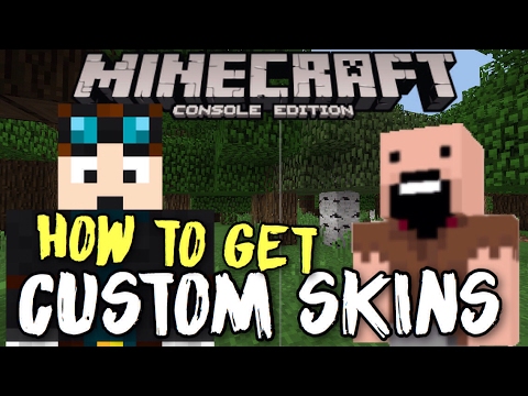 VIPmanYT - Minecraft xbox 360 -  How To Get Custom Skins -  Make your own skin