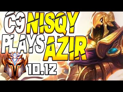 C9 Nisqy Plays Azir vs Orianna Mid Lane - 10.12