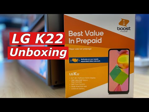 LG K22 Unboxing Boost Mobile