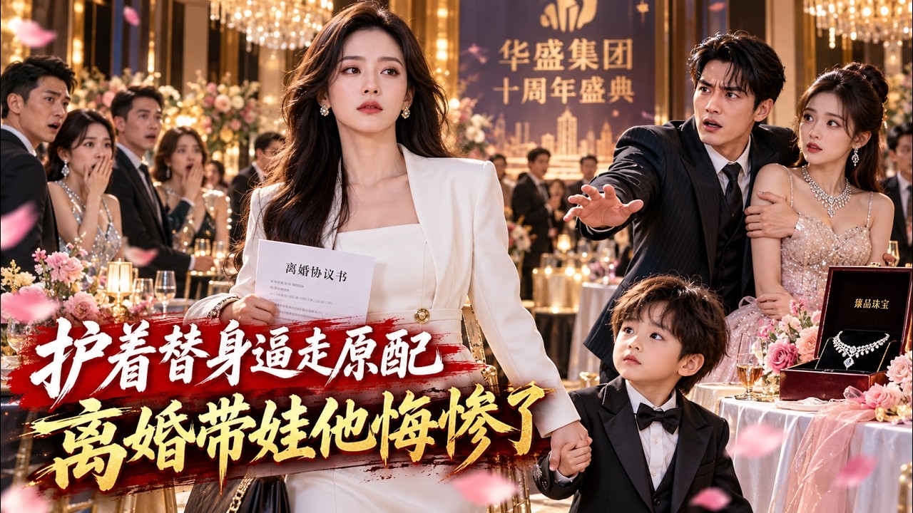 總裁老公送女助理百萬項鍊，只因為她長得像初戀，還當眾護她！我心死離婚帶娃離開，當晚他才發現失?