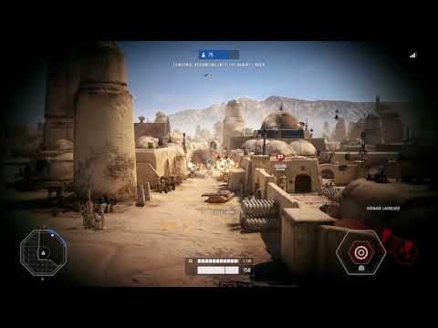 Battlefront 2 AT-ST and Vader Carnage