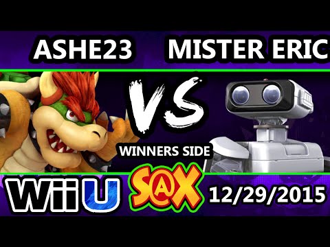S@X 130 - Ashe23 (Bowser) Vs. HE | Mister Eric SSB4 Tournament - Smash Wii U - Smash 4