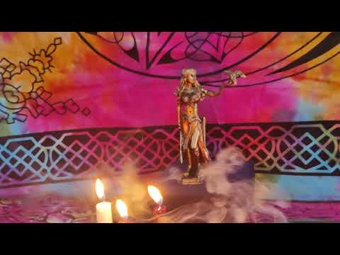 Goddess Morrigan Altar Setup and Offerings