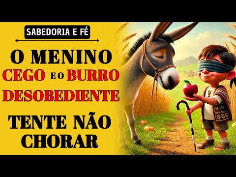 O Menino CEGO e o Burro Desobediente – Não Assista essa História, Pois Pode Ser a Sua.