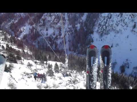 Alpe d'Huez "Scare Chair" Ski lift to Auris