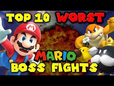 Top 10 WORST Mario BOSS FIGHTS! Video