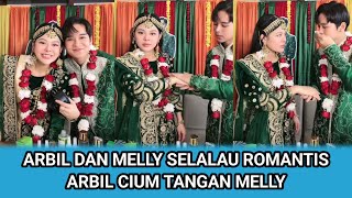 Download lagu Arbil usap tangan melly dengan lembut, romantis banget pakai baju india #armel  mp3