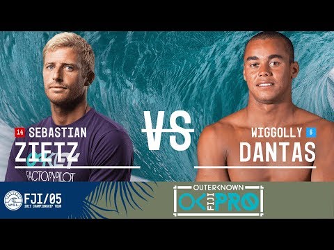 Sebastian Zietz vs. Wiggolly Dantas - Round Three, Heat 11 - Outerknown Fiji Pro 2017