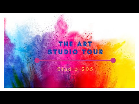 436. The Art Studio Tour!! Welcome to Studio 205! / Art Storage