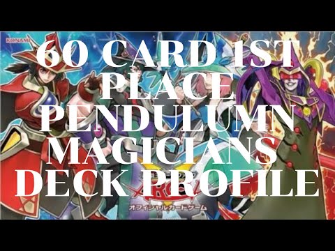 60 CARD PENDULUM MAGICIAN 1ST PLACE YCS V.I.P QUALIFIER INDIANAPOLIS