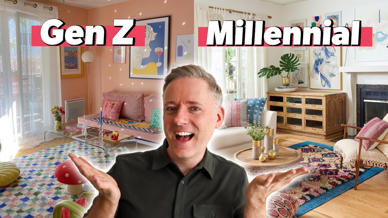 Gen Z vs Millennial Interior Design Trends