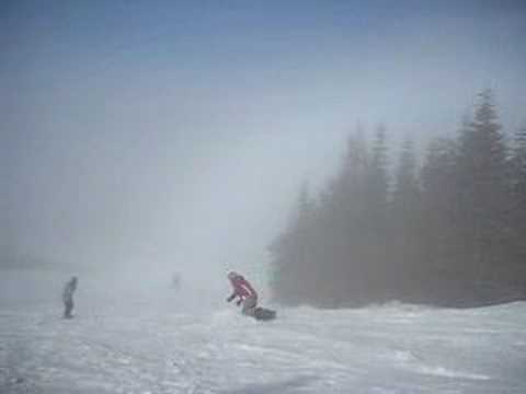 Dan Rubin snowboarding