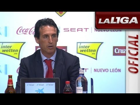 Rueda de Prensa de Unai Emery tras el Sevilla FC (0-1) Atlético de Madrid - HD