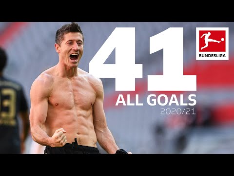 Robert Lewandowski - All Bundesliga Goals 2020/21